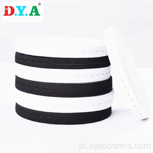 Botão elástica da faixa elástica ajustável para costura